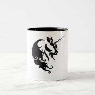 Fantastische Unicorn-Tasse Zweifarbige Tasse