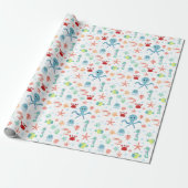 Fantastische Unterwasser-Meereslebewesen Geschenkpapier (Ungerollt)