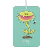 Fantastische Venus Fliegenfalle Pflanze Cartoon Autolufterfrischer (Vorderseite)