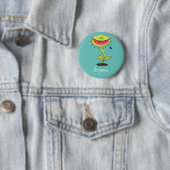 Fantastische Venus Fliegenfalle Pflanze Cartoon Button (Beispiel)