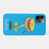 Fantastische Venus Fliegenfalle Pflanze Cartoon Case-Mate iPhone Hülle (Rückseite (Horizontal))