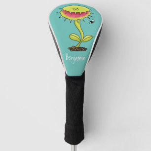 Fantastische Venus Fliegenfalle Pflanze Cartoon Golf Headcover
