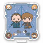 FANTASTISCHE VERSTÖSSE: DIE VERBRECHEN VON GRINDEL AUFKLEBER (Vorderseite)