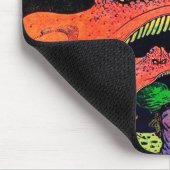 Fantastische Vintage Comic-Buch-Mausunterlage Mousepad (Ecke)