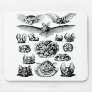 Fantastische Vintage-Fledermaus-Mauspad Mousepad