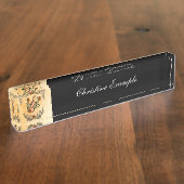 Fantastische Violine mit Violinenbogen Namensplakette (Seite)