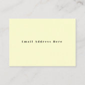 Fantastische Vögel Telefonnummerkarte (Rückseite)