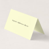 Fantastische Vögel Visitenkarten (Rückseite)