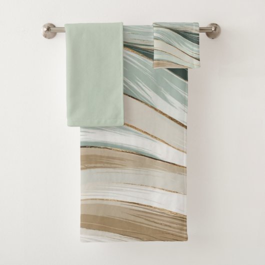 Fantastische Waves Badhandtuch Set (Insitu)