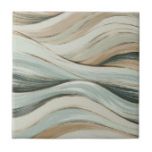 Fantastische Waves Fliese (Vorderseite)