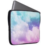 fantastische weiche Wolke mit pastellfarbenem Farb Laptopschutzhülle (Vorne Rechts)