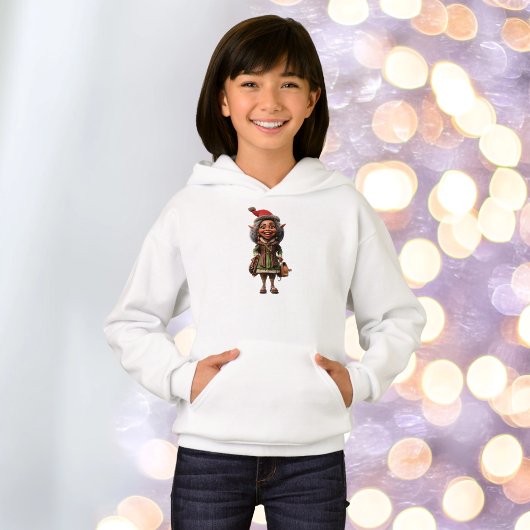Fantastische Weihnachtself-Girl-Hoodie Hoodie
