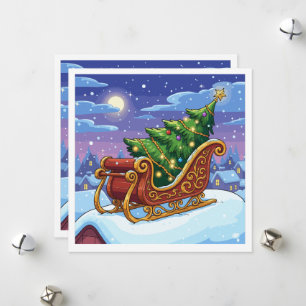 Fantastische Weihnachtsfeiertage Feiertagskarte