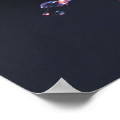 Fantastische Weize mit dynamischem Wasserschlauch Poster (Ecke)