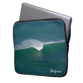 fantastische Wellen Laptopschutzhülle (Vorderseite Links)