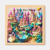 "Fantastische Welten entdeckt" Magnet (Vorne)