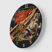 Fantastische Welten Große Wanduhr (Winkel)