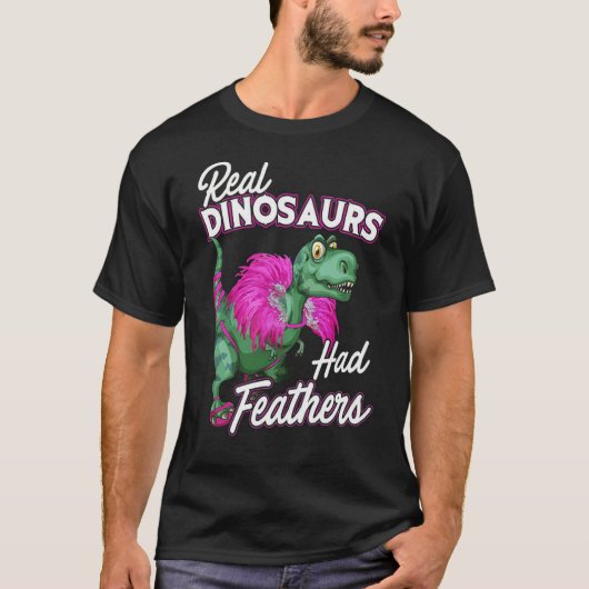 Fantastische wirkliche Dinosaurier hatten Federn T-Shirt (Vorderseite)