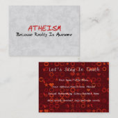 Fantastische Wirklichkeit Telefonnummerkarte (Vorne/Hinten)