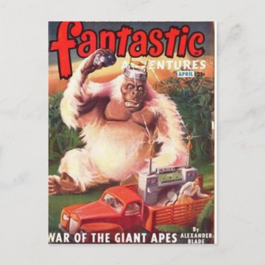 Fantastische Wissenschaft 6 Postkarte (Vorderseite)