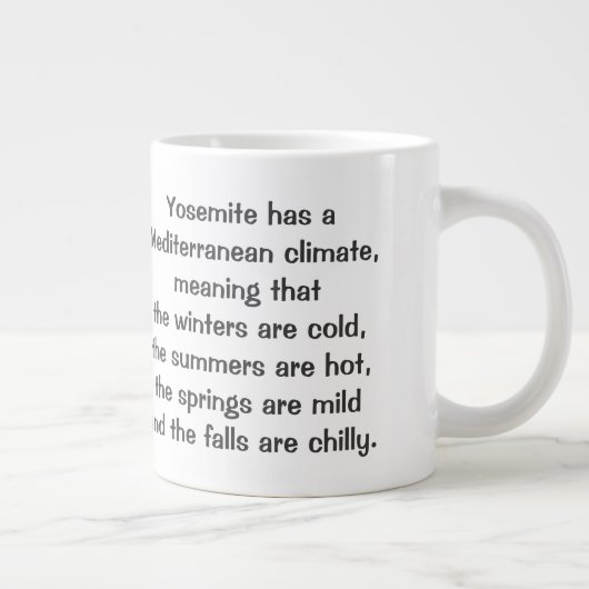 Fantastische Yosemite Jumbo Tasse! Jumbo-Tasse (Rechts)