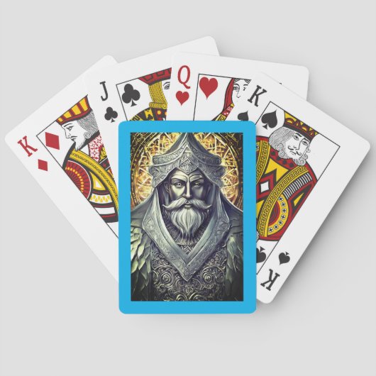 Fantastische Zauberer Klassische Spielkarten (Rückseite)