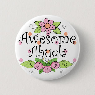 Fantastischer Abuela T - Shirt Button