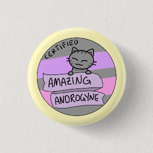 Fantastischer Androgyne Button