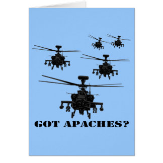 Fantastischer Apache-Hubschrauber
