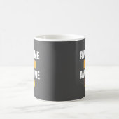 Fantastischer Bart-fantastischer Körper Kaffeetasse (Mittel)