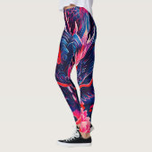 Fantastischer Blossom Fury Dragon Leggings (Links)