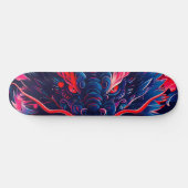 Fantastischer Blossom Fury Dragon Skateboard (Horizontal)