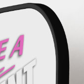 Fantastischer Blumenrosa Pickleball Schläger (Linke Seite)