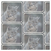 Fantastischer Bobcat Stoff (Muster)
