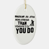 Fantastischer brasilianischer jiu jitsu Entwurf Keramik Ornament (Rechts)