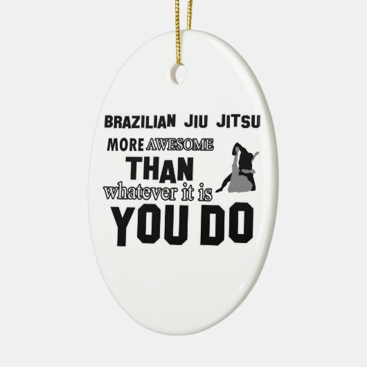 Fantastischer brasilianischer jiu jitsu Entwurf Keramik Ornament (Links)
