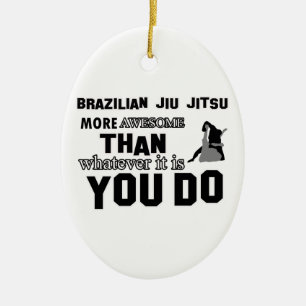 Fantastischer brasilianischer jiu jitsu Entwurf Keramik Ornament