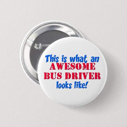 Fantastischer Bustreiber Button (Vorne & Hinten)