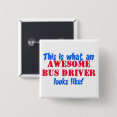 Fantastischer Bustreiber Button (Vorne & Hinten)