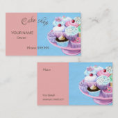 Fantastischer Cake Shop Visitenkarte (Vorne/Hinten)