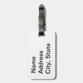 Fantastischer Cousin Gepäckanhänger (Rückseite vertikal)