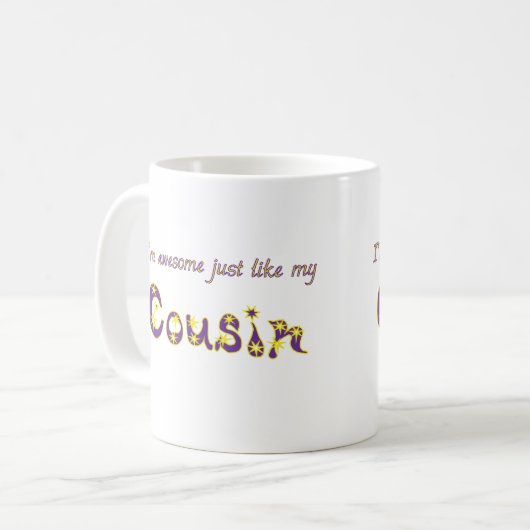 Fantastischer Cousin Kaffeetasse (Vorderseite Links)