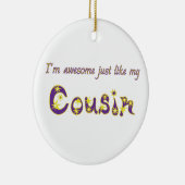 Fantastischer Cousin Keramikornament (Rechts)