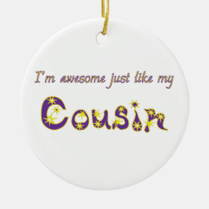 Fantastischer Cousin Keramikornament