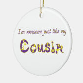 Fantastischer Cousin Keramikornament (Links)