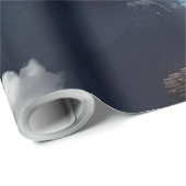 Fantastischer Drache mit Wasserfällen Geschenkpapier (Rolleneckpunkt)