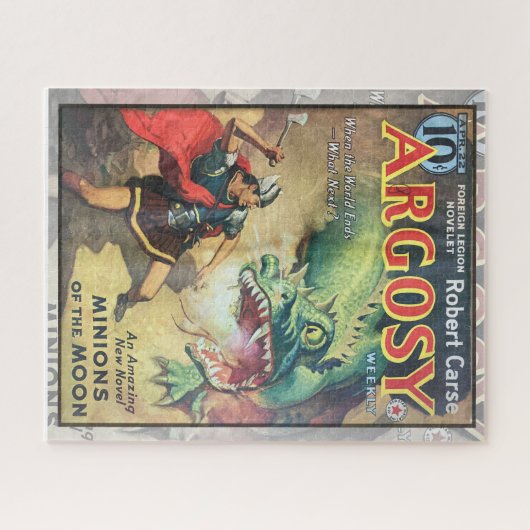 FANTASTISCHER DRAGON PULVER MAG COVER ART PUZZLE (Horizontal)