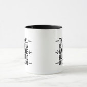 Fantastischer Ehemann Grafik-Typografie Tasse (Zentrum)