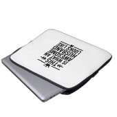 Fantastischer Ehemann Minimale Typografie Laptopschutzhülle (Vorne Knopf)