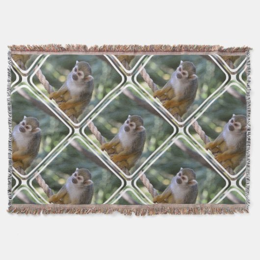 Fantastischer Eichhörnchen-Affe Decke (Vorderseite)